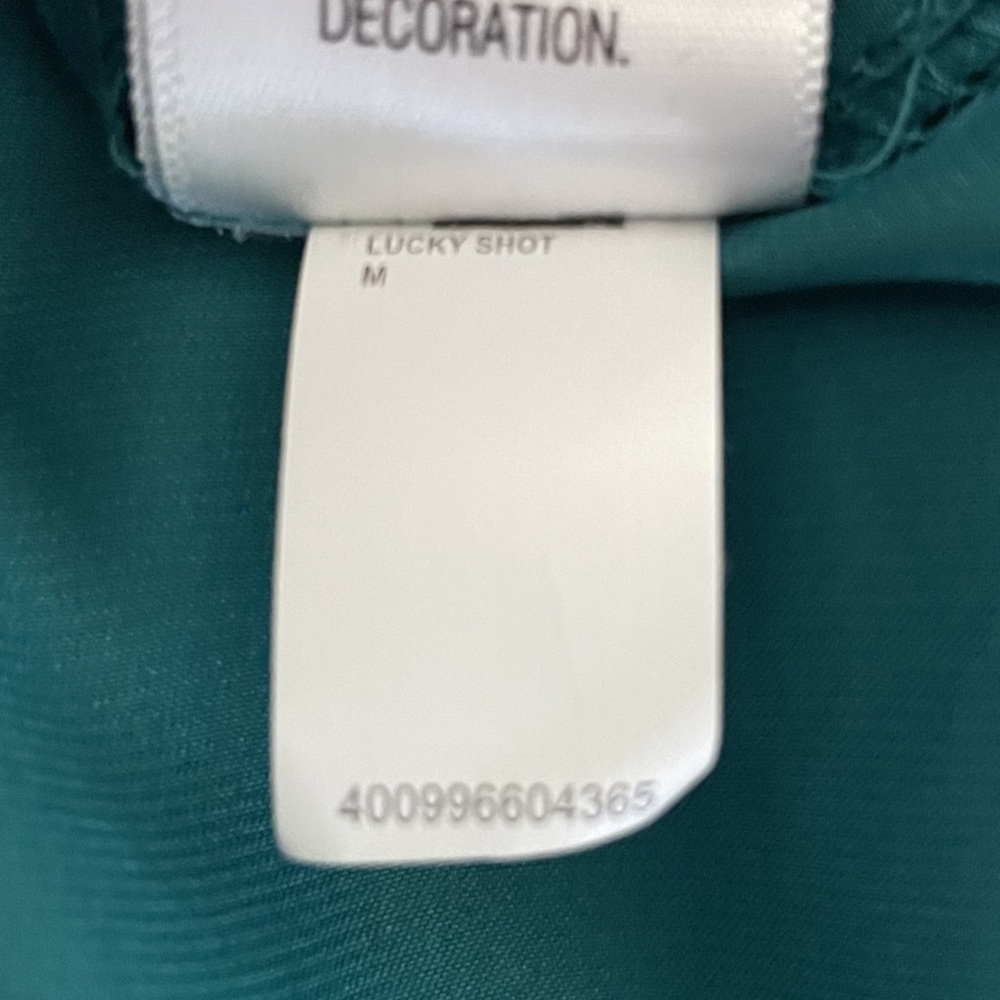 APT. 9 Women's Teal Lucky Shot Embellished V-Neck Satin Blouse Top Size Medium - Picture 11 of 15
